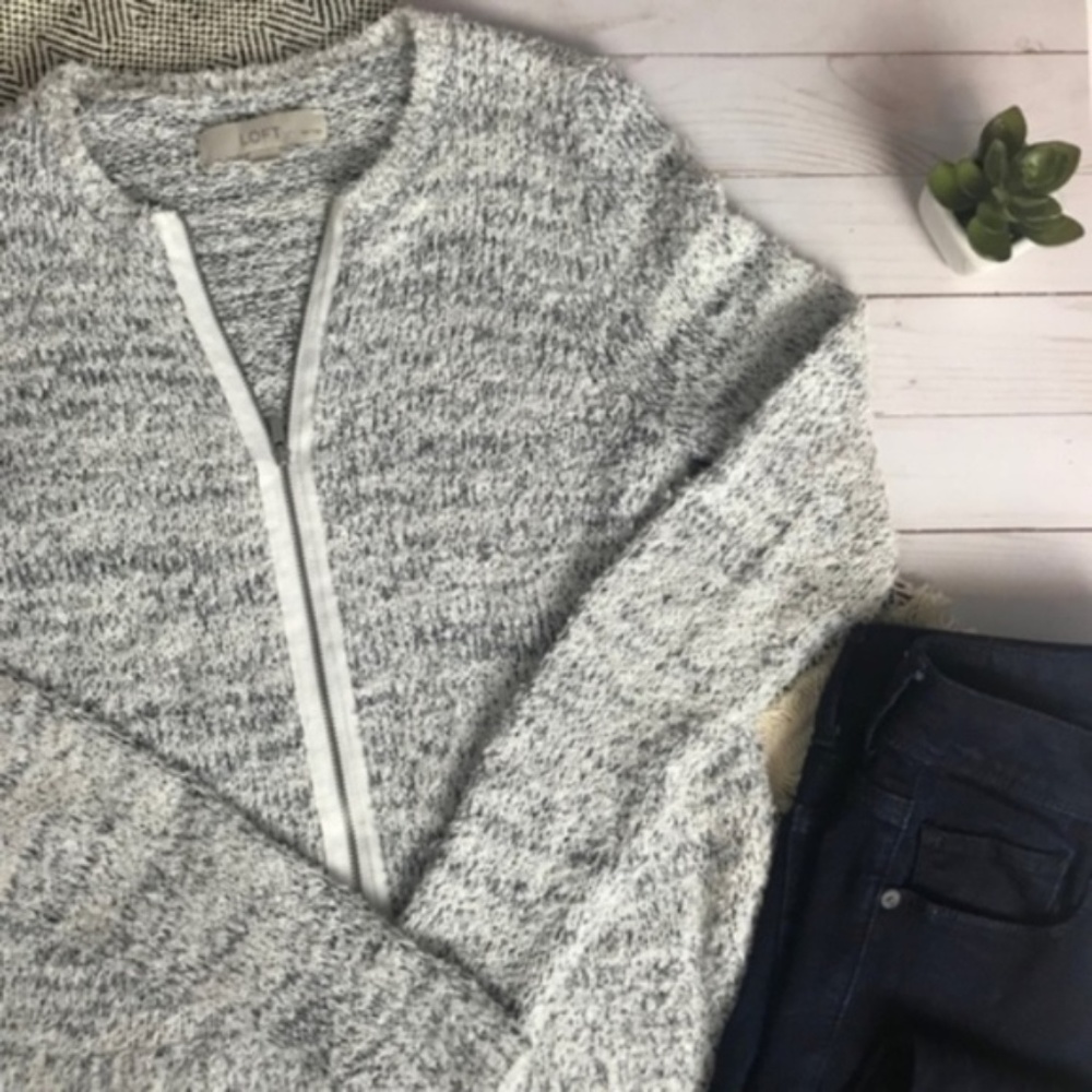 Loft Marled Knit Cardigan Sweater Size XSP